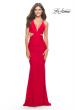 Picture of: Prom Dress with Cut Out Sides and Low Open Back in Red, Style: 31228, Detail Picture 8