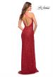Picture of: Sequin Long Dress in Chic Design with Low Back in Red, Style: 30376, Detail Picture 11