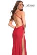 Picture of: Trendy Prom Dress with High Side Slit in Red, Style: 30437, Back Picture