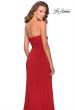 Picture of: Strapless Jersey Prom Dress with All Over Ruching in Red, Style: 28334, Detail Picture 2