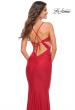 Picture of: Prom Dress with Cut Outs and Tie Back in Red, Detail Picture 2