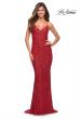 Picture of: Luxurious Soft Sequin Dress with V Neckline, Style: 30523, Detail Picture 4