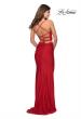 Picture of: Two Piece Prom Dress with Lace Up Back in Red, Style: 28473, Detail Picture 5