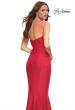 Picture of: Chic Jersey Gown with Sweetheart Neckline in Red, Detail Picture 6