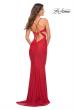 Picture of: Prom Dress with Cut Outs and Tie Back in Red, Detail Picture 7