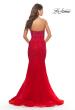 Picture of: Rhinestone Mermaid Prom Dress with Sweetheart Neckline in Red, Style: 31285, Detail Picture 7