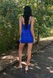 Picture of: Stretch Lace Short Dress with Bustier Top in Royal Blue, Style: 32624, Detail Picture 4