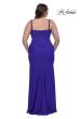 Picture of: Plus Size Prom Dress with Lace Corset Top and Jersey Skirt in Royal Blue, Style: 32449, Detail Picture 3