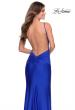 Picture of: Form Fitting Jersey Dress with Fully Open Back in Royal Blue, Style: 28287, Main Picture