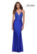Picture of: Gorgeous Jersey Dress with Lace Top and Open Back in Royal Blue, Style 29688, Main Picture