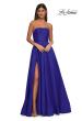 Picture of: A-line Mikado Prom Dress with Rhinestone Neckline in Royal Blue, Style: 33063, Main Picture