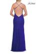 Picture of: Lace Prom Dress with Scalloped Neckline and Open Back in Royal Blue, Style: 33647, Detail Picture 8