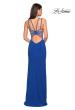 Picture of: Sultry Long Dress with Intricate Strappy Back in Royal Blue, Style: 27072, Detail Picture 9