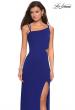 Picture of: Asymmetrical Jersey Prom Dress with Cut Outs in Royal Blue, Style: 27126, Detail Picture 9