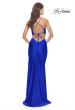 Picture of: Prom Dress with Side Cutouts and Open Tie Back in Royal Blue, Style: 30977, Style: 30977