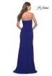 Picture of: Stunning Long Gown with Sheer Waist and High Slit in Royal Blue, Style: 31058, Detail Picture 9