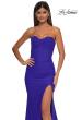 Picture of: Strapless Jersey Evening Dress with Unique Corset Top in Royal Blue, Style: 32843, Detail Picture 9
