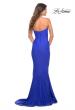 Picture of: Chic Jersey Gown with Sweetheart Neckline in Royal Blue, Detail Picture 10