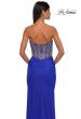 Picture of: Fabulous Prom Dress with Rhinestone Corset Bodice and Simple Skirt in Royal Blue, Style: 32669, Detail Picture 10