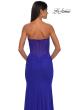 Picture of: Simple Net Jersey Prom Dress with Unique Corset Bodice in Royal Blue, Style: 32734, Detail Picture 10
