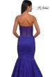 Picture of: Mermaid Stretch Mikado Evening Dress with Illusion Back in Royal Blue, Style: 32791, Detail Picture 11