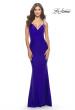 Picture of: Unique Jersey Dress with Open Criss Cross Sides in Royal Blue, Style: 31315, Detail Picture 12