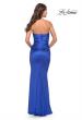 Picture of: Chic Strapless Liquid Jersey Gown with Ruching in Royal Blue, Style: 31189, Detail Picture 14