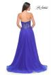 Picture of: A-Line Tulle Ballgown with Lace Illusion Bodice in Royal Blue, Style: 32313, Detail Picture 14