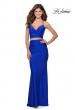 Picture of: Two Piece Prom Dress with Lace Up Back in Royal Blue, Style: 28473, Detail Picture 1
