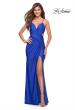 Picture of: Ruched Long Gown with Criss-Cross Style Bodice, Style: 30504, Detail Picture 1