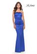 Picture of: Chic Strapless Liquid Jersey Gown with Ruching in Royal Blue, Style: 31189, Detail Picture 3