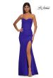 Picture of: Strapless Jersey Evening Dress with Unique Corset Top in Royal Blue, Style: 32843, Detail Picture 3