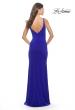 Picture of: Simple Chic Long Jersey Gown with Square Neckline in Royal Blue, Style: 31071, Detail Picture 4