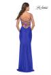 Picture of: Modern Jersey Dress with Twist Band Details in Royal Blue, Style: 31333, Detail Picture 4