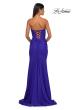 Picture of: Strapless Jersey Evening Dress with Unique Corset Top in Royal Blue, Style: 32843, Detail Picture 4