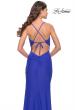 Picture of: Soft Jersey Dress with Knot Detail on Bust and Hip in Royal Blue, Style: 31516, Detail Picture 5