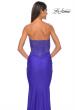 Picture of: Sweetheart Rhinestone Fishnet Bodice Dress with Fitted Skirt in Royal Blue, Style: 32069, Detail Picture 6