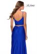 Picture of: Two Piece Long Prom Dress with Ruched Detailing in Royal Blue, Style: 28472, Detail Picture 7