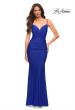 Picture of: Prom Dress with Knot at Waist and Open Back in Blue, Style: 30471, Detail Picture 7