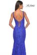 Picture of: Mermaid Stretch Lace Gown with Corset Top in Royal Blue, Style: 32420, Detail Picture 7