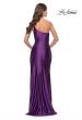 Picture of: Simple One Shoulder Liquid Jersey Dress in Royal Purple, Style: 31391, Detail Picture 5