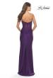 Picture of: Long Dress with Jersey Skirt and Lace Illusion Bodice in Royal Purple, Style: 31182, Detail Picture 7