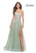Picture of: Tulle A-Line Gown with Beautiful Lace Applique in Sage, Style: 31577, Main Picture