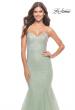 Picture of: Rhinestone Mermaid Prom Dress with Sweetheart Neckline in Sage, Style: 31285, Detail Picture 8