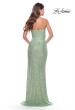 Picture of: Beaded Lace Strapless Dress with Modified Sweetheart Neckline in Sage, Style: 31355, Detail Picture 8