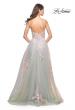 Picture of: A-Line Tulle Prom Dress with Scattered Lace Applique in Sage, Style: 31939, Detail Picture 9
