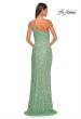Picture of: Elegant Soft Sequin One Shoulder Long Dress in Sage, Style: 31212, Detail Picture 12