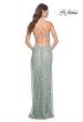 Picture of: Beautiful Prom Dress with Rhinestone and Flower Detail in Sage, Style: 31993, Detail Picture 12