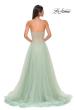 Picture of: Stunning Prom Dress with Rhinestone Lined Corset Top in Sage , Style 32811, Detail Picture 6