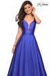 Picture of: A Line Sweetheart Prom Dress with Pockets in Sapphire Blue, Style: 26768, Detail Picture 3